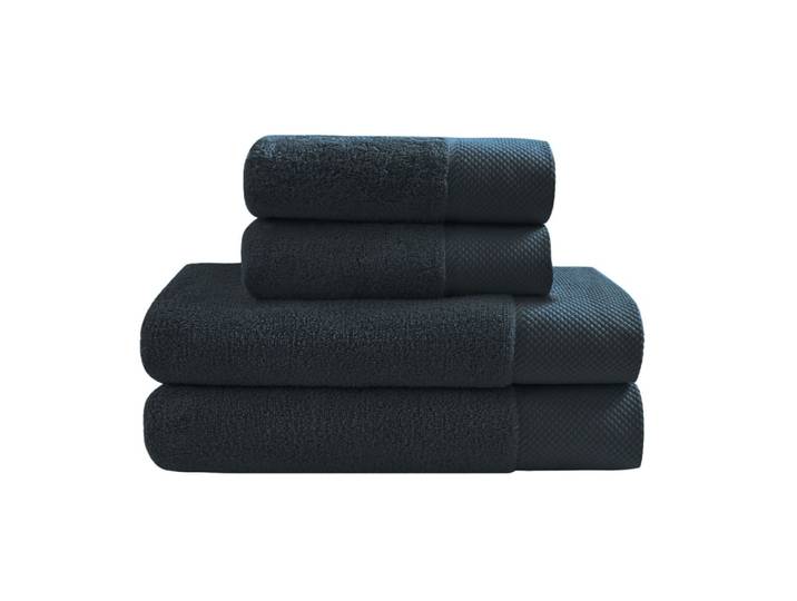 Ensemble maxi bain 4 pièces bleu nuit