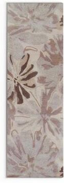 Livabliss Handmade Putty Transitional Floral Wool Area Rug