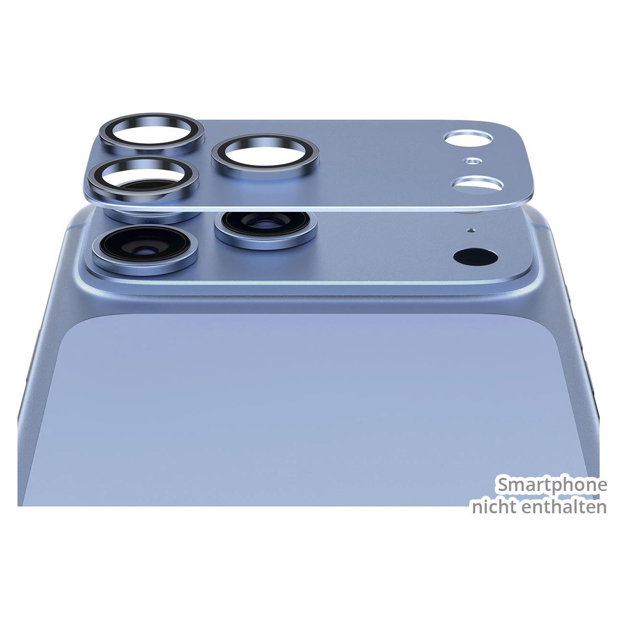 PanzerGlass Fender Camera Lens Protector shades of blue iPhone 18 Pro Max
