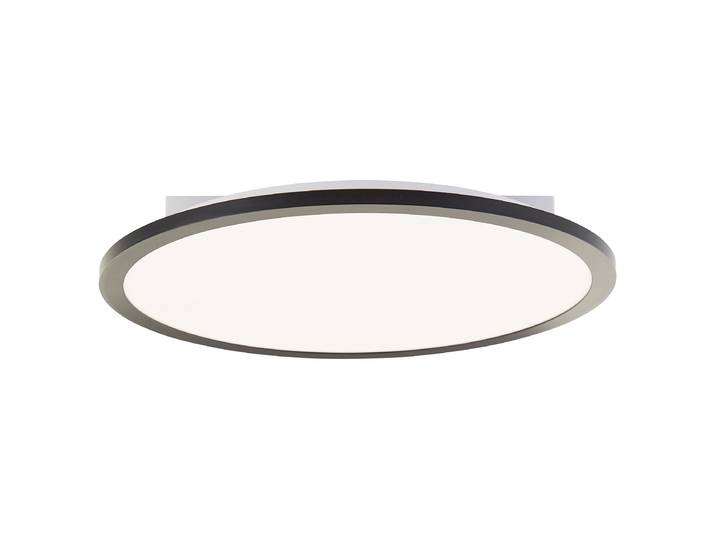 Plafonnier LED rond Ø 42cm Noir/Noir Aluminium verni Plastique ABS LED Module LED