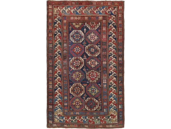 Kazak Alt Teppich 135x228 Handgeknüpft Orientteppich Wolle