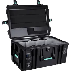 DEQSTER Charging Trolley KT16S, EU-Plug (Type-F), Apple, Alle Geräte mit USB-C Anschluss, Schwarz