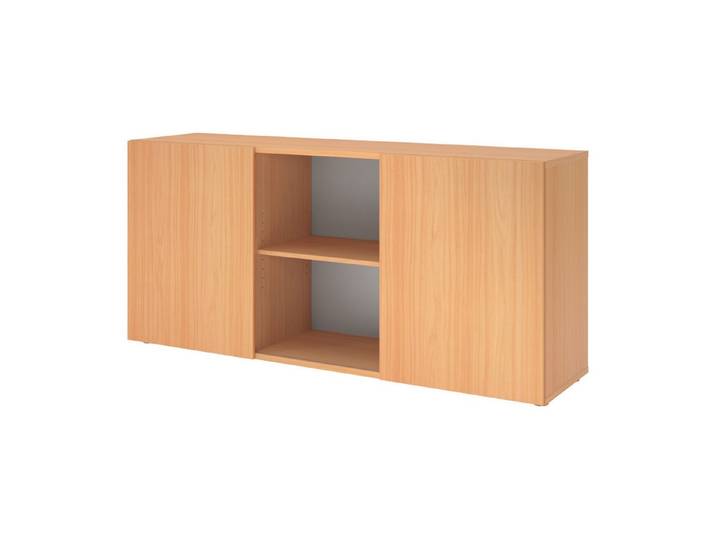 bümö Sideboard office Sideboard mit Schwebetür, Dekor: Buche