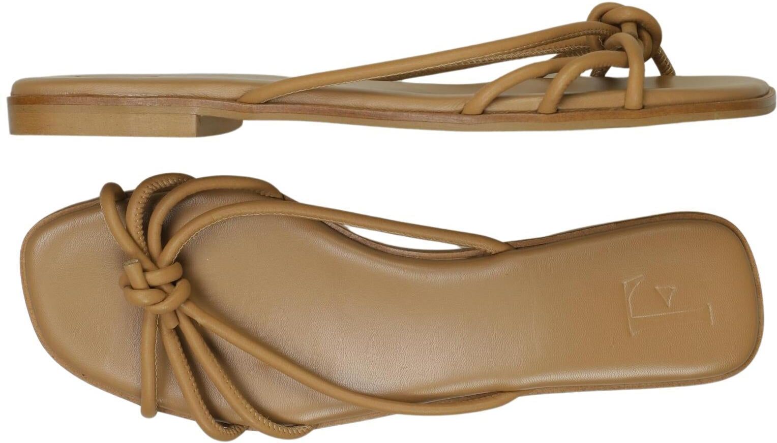 Flattered Damen Sandalen, Braun, Gr. EU 40, Leder - Second Hand