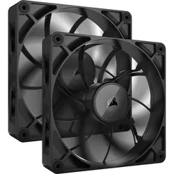 CORSAIR iCUE LINK RX140 Max Starter Kit, schwarz, LED-Steuerung, 140mm, 2er-Pack
