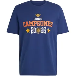 adidas RFEF Spanien WM 2026 Sieger Auswärts T-Shirt Kinder dark blue 152