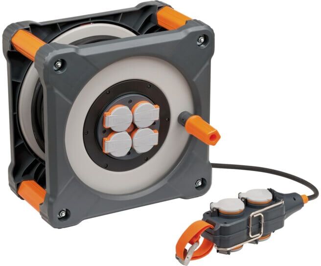 professionalLINE Enrouleur de câble avec Powerblock KC 5100 IP44 50+5m H07RN-F 3G1,5 ; Brennenstuhl (9211550100)