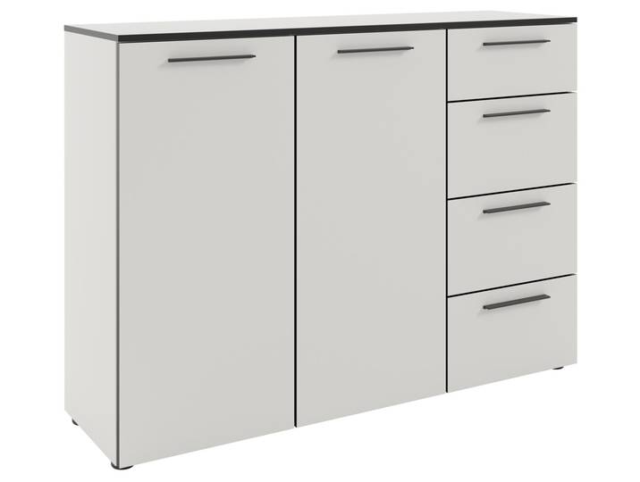 Novel Sideboard SOUL, Weiß, Holznachbildung