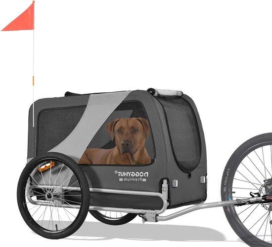 Hundekarren - Hundewagen - Aktiv mit Hund - XL-Größe - Bis 45 kg - Grau