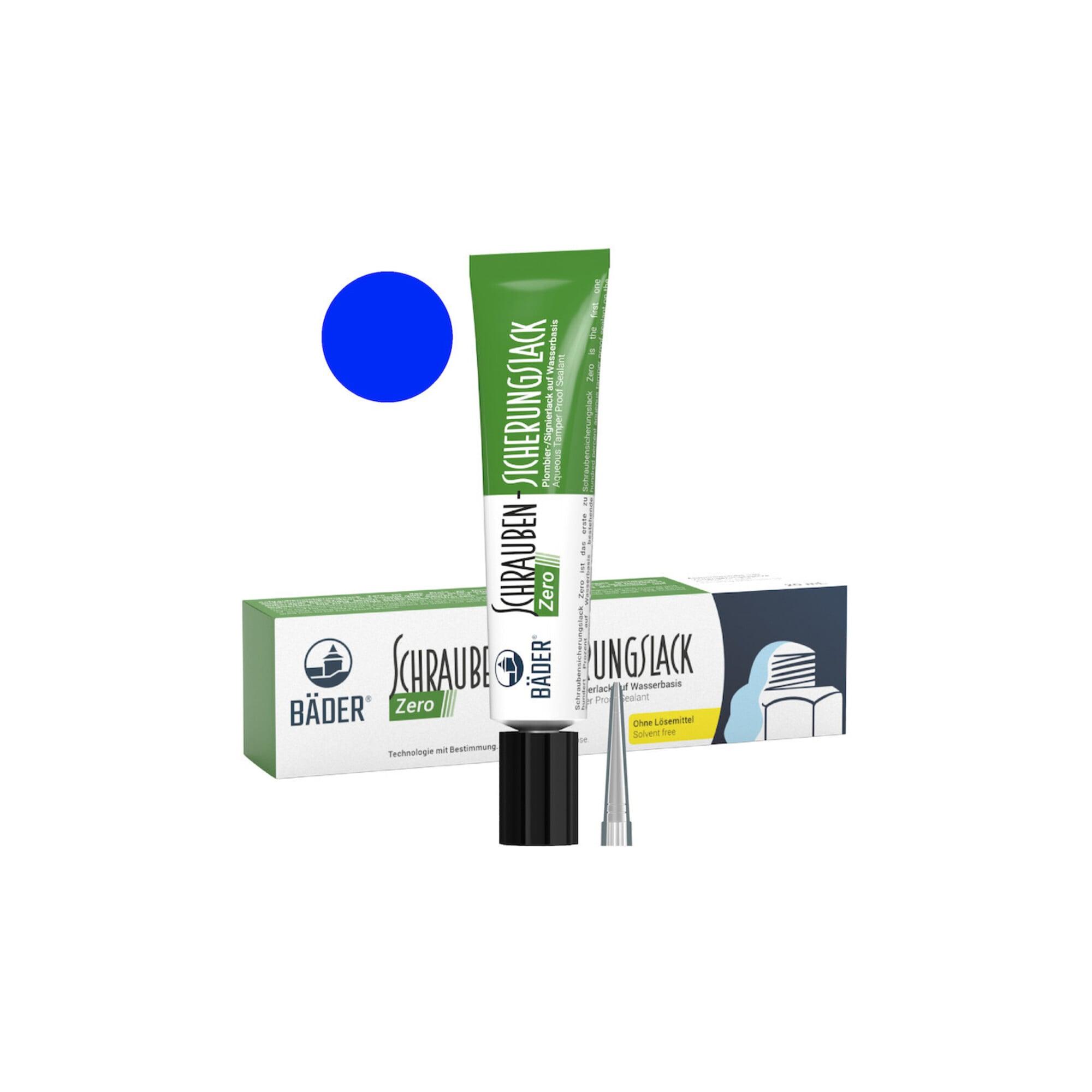 Bäder Schraubensicherungslack Zero 20 ml Tube blau ; baeder (14000w)