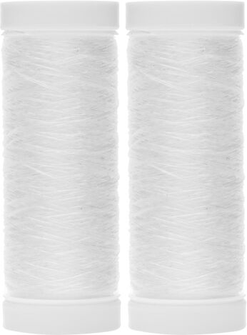 buttinette Strick-Elastik, Farbe: transparent, Inhalt: 2 Spulen à 200 m