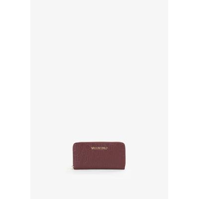 Geldbörse VALENTINO BAGS "GYNEVRA RE", Herren, braun (bordeaux), Kleinlederwaren, Unisex Geldbeutel, Portemonnaie mit Logodrucken