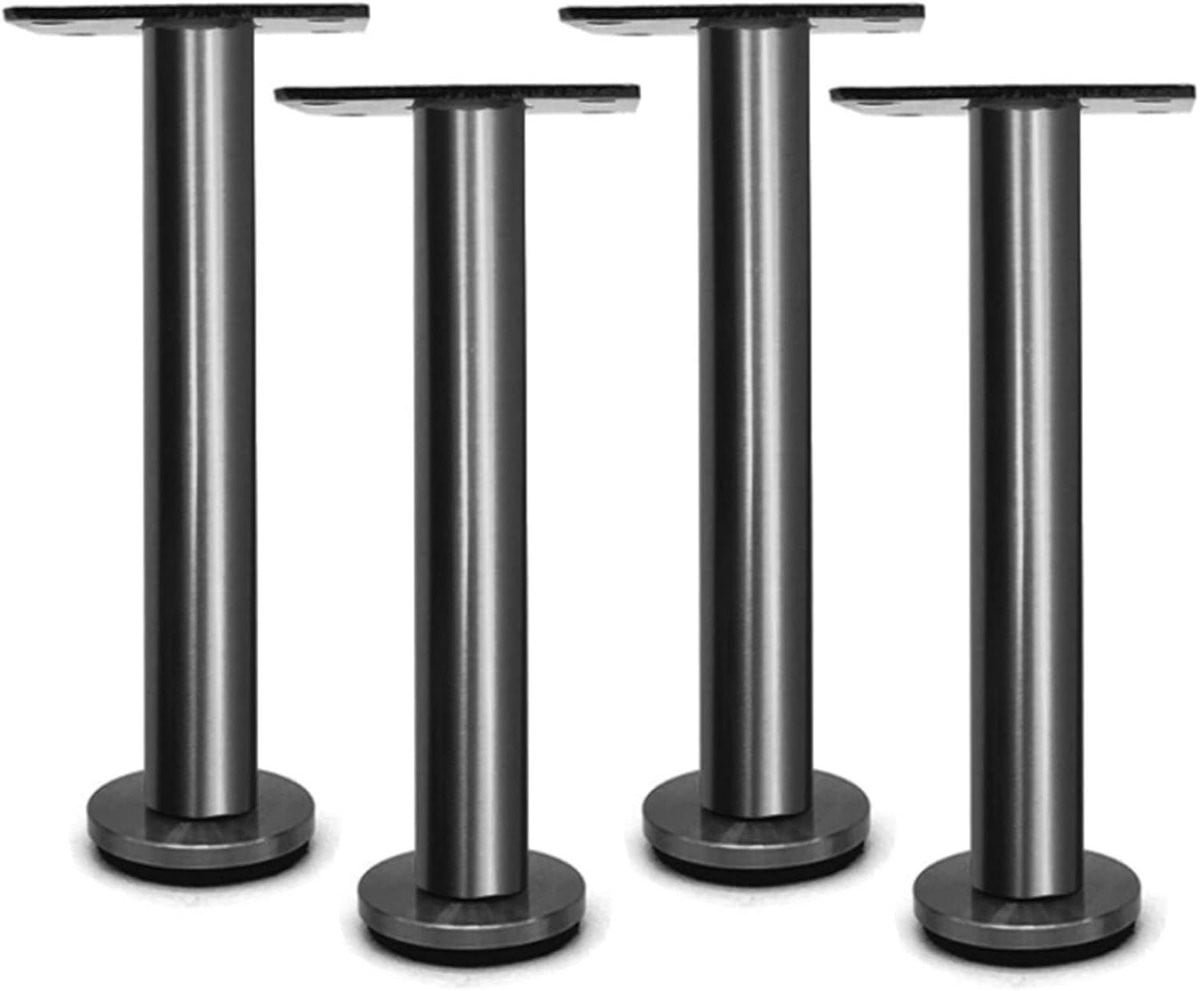 Verstelbare Metalen Meubelpoten Zwart (4-Pack)