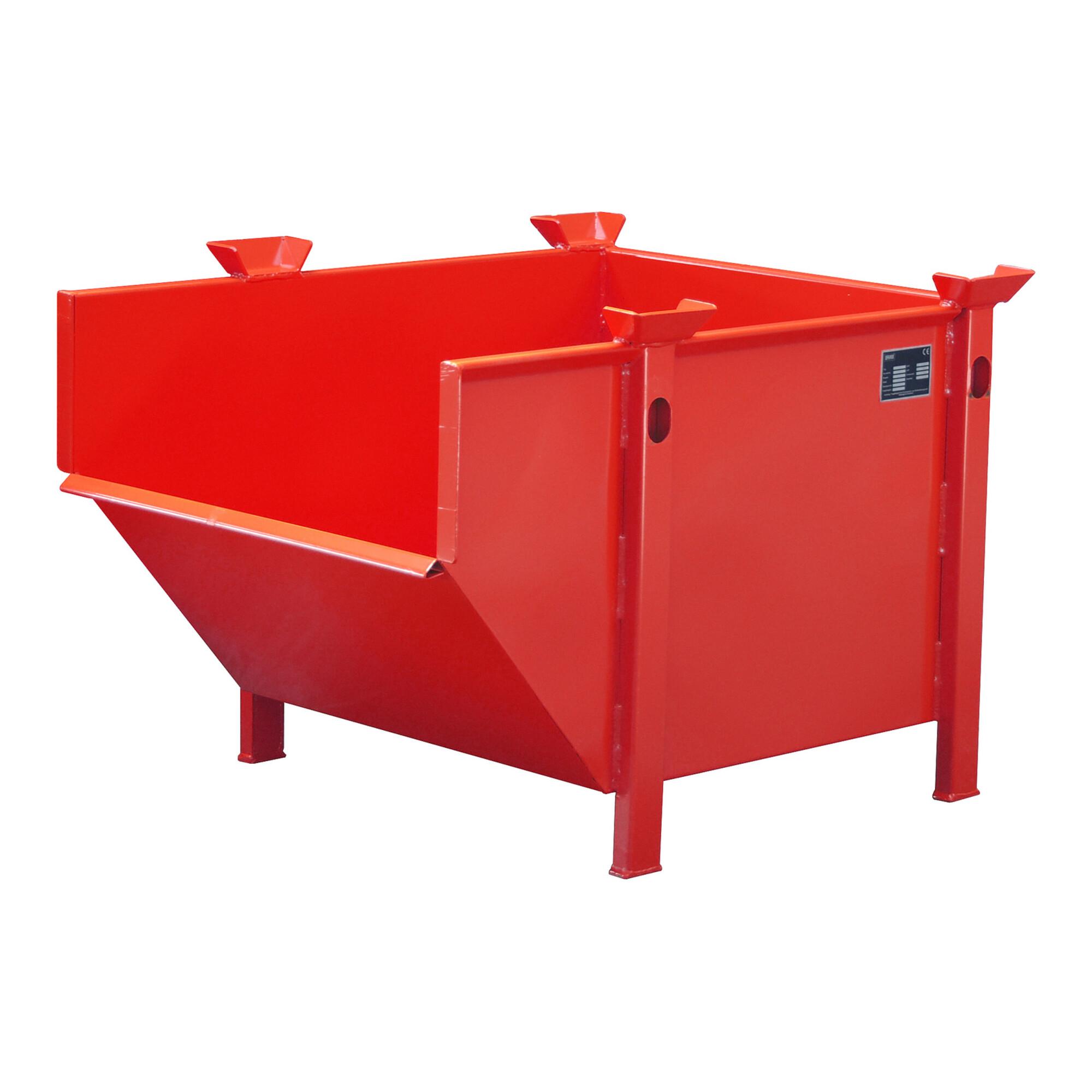 Bauer Südlohn Materialbehälter BBM 500, lackiert, Feuerrot (4511-30-0000-3000)