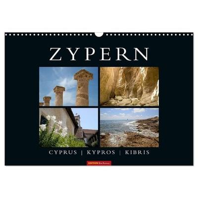 Zypern – Cyprus – Kypros (Wandkalender 2026 DIN A3 quer), CALVENDO Monatskalender