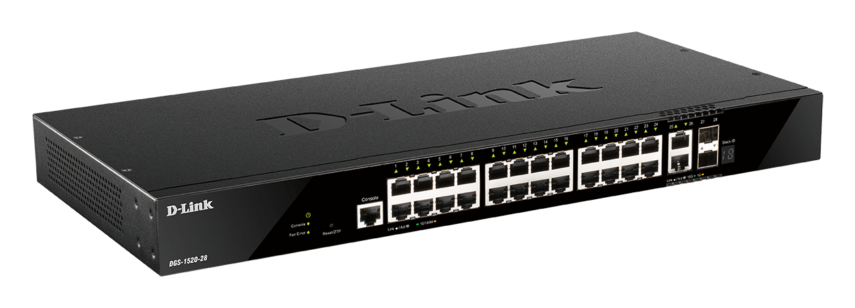 D-Link DGS-1520-28/E Stackable Switch Smart Managed