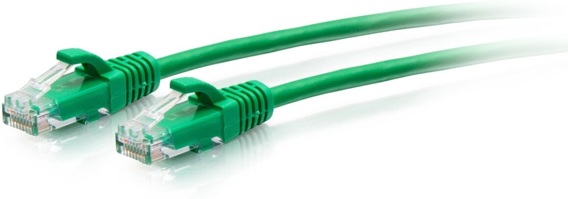 C2G Cat6a Snagless Unshielded (UTP) Slim Ethernet Patch Cable 1.5m (5ft) - Green