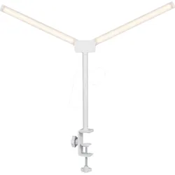 LX 700158 - Schreibtischlampe, 18 W, 1100 lm, Doppelkopf, dimmbar, klemmbar