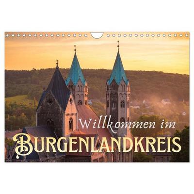 Willkommen im Burgenlandkreis (Wandkalender 2027 DIN A4 quer), CALVENDO Monatskalender