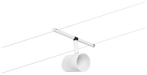 Paulmann WireDC Spot Cup Niedervolt-Seilsystem-Leuchte GU5.3 Weiß (matt), Chrom