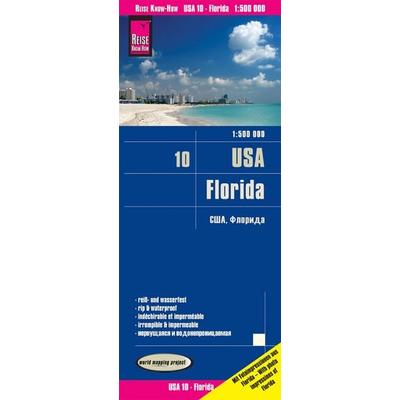 Reise Know-How Landkarte USA 10, Florida (1:500.000), Sonstige von Reise Know-How Verlag Peter Rump, Reise Know-How Verlag Peter Rump GmbH,