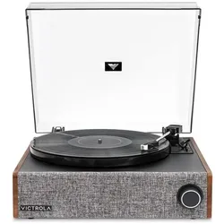 Victrola The Eastwood MaxLP (Manuell), Plattenspieler, Schwarz, Braun