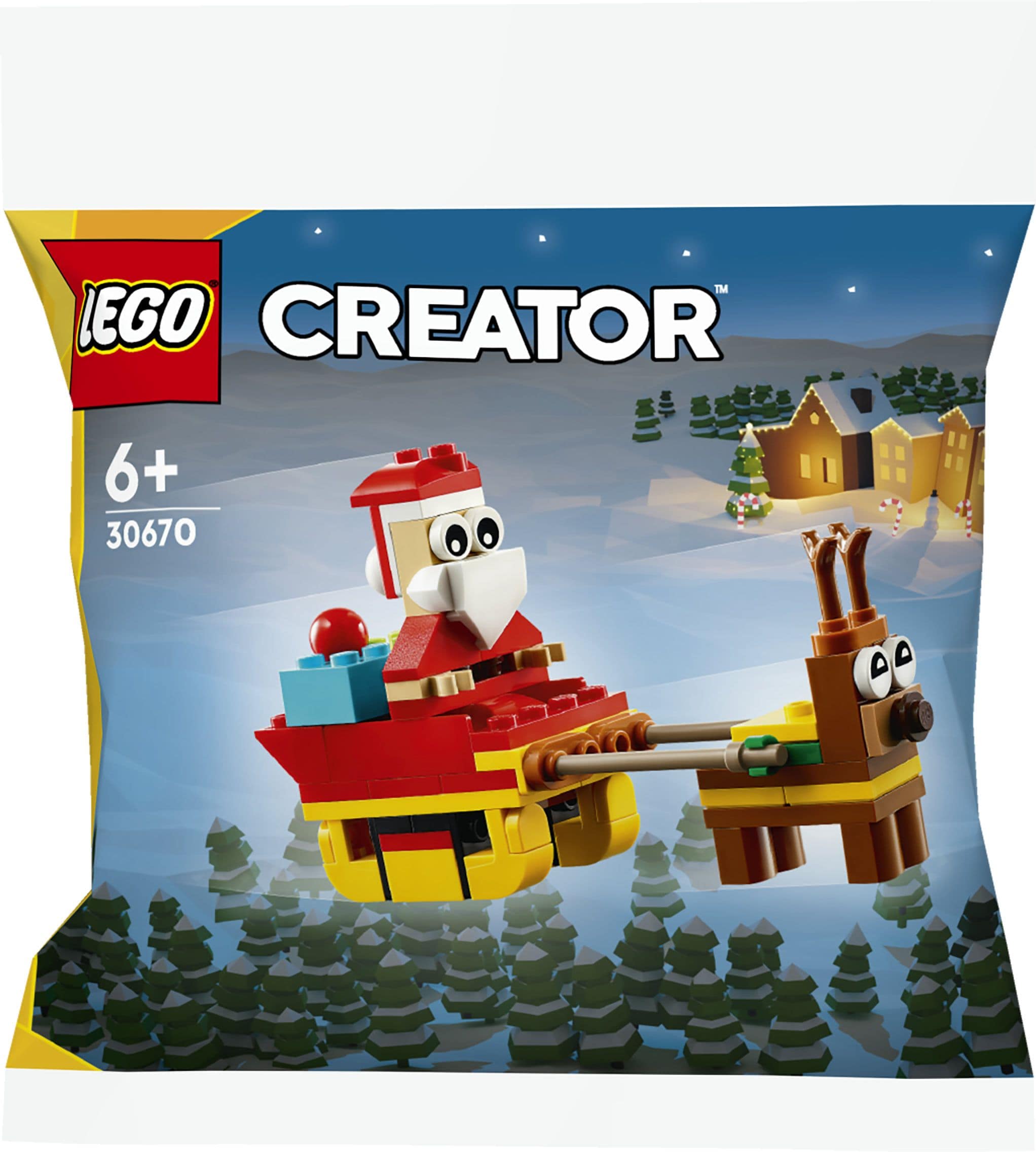 LEGO Weihnachtsmann auf Schlittenfahrt 30670
