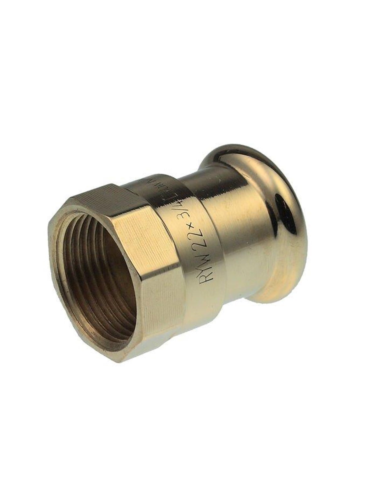 Vsh Fabrieken Xpress copper straight connector vsh female / female 22mmx1 cu