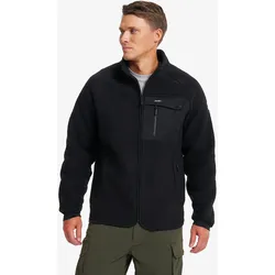 Sherpa Full-zip Fleece Jacket Herren Black, Größe:L - Herren > Oberteile > Fleece & Midlayers - Schwarz