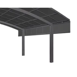 Ximax Carport Seitenwand Höhe 100 cm Schwarz