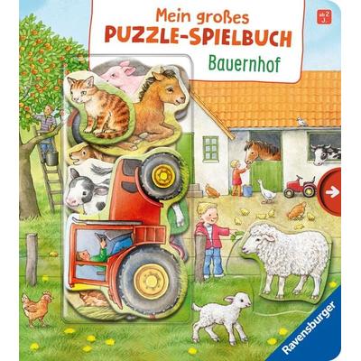 Mein großes Puzzle-Spielbuch - Bauernhof, Gebundene Ausgabe von Anne Möller, Ravensburger Verlag GmbH, 978-3-473-43482-4