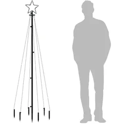 vidaXL, LED Weihnachtsdeko, Tobias