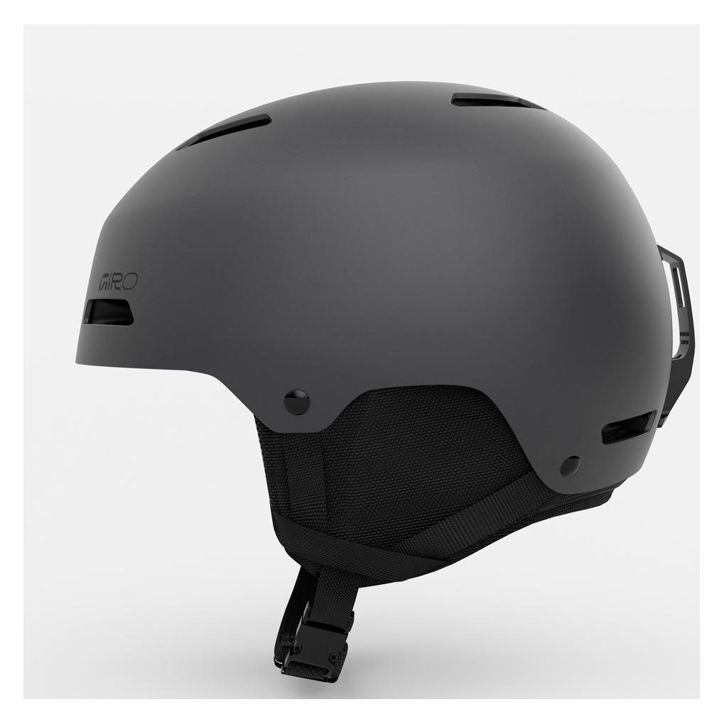 Giro LEDGE FS Winterhelm aus mattem Graphit (55.50 - 59 cm, M) (65241401)
