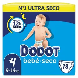 Dodot Bebé Seco Pañales Talla 4 (78 Stk.)