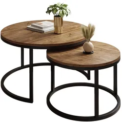 COUCHTISCH CIRI 2-in-1 Eichenoptik Sterling