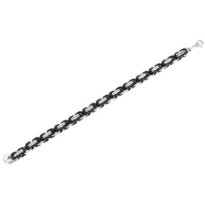 Armband ADELIA´S "Armband aus Edelstahl 19 cm", schwarz, Armbänder, Herren, 19cm, Edelstahl, Armband, Eine schöne Geschenkidee für jeden Anlass