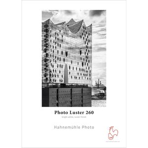 Hahnemühle Fotopapier Luster 260, für Inkjet, A3, 260 g/m², seidenmatt, 25 Blatt