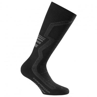 Rohner - Compression Ski Light L/R - Kompressionssocken 36-38 | EU 36-38 schwarz