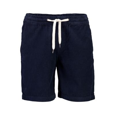 Bermudas JUNK DE LUXE "Bermudas Relaxed Fit", Herren, Gr. L, blau (navy), Obermaterial: 100% Baumwolle, unifarben, relaxed fit, Hosen Bermudas