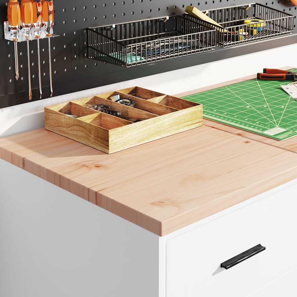 vidaXL Armoires de garage 2 pcs blanc bois d'ingénierie