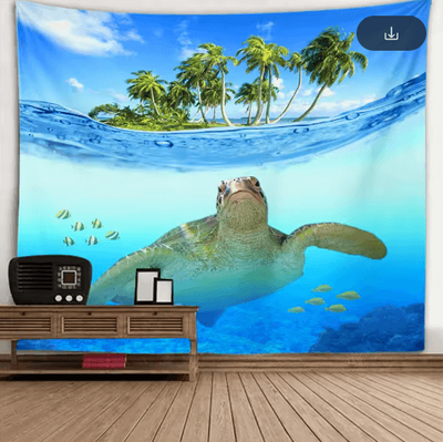 Inspire Picks 3D Window Scenery Tapestry Nature Wall Mural Background Decor 8 230x150cm