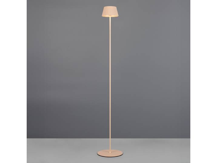 LED-Stehleuchte Suarez Ø 14cm Beige Material: Metall Metallart: Eisen Oberfläche Metall: Lackiert LED-Platine