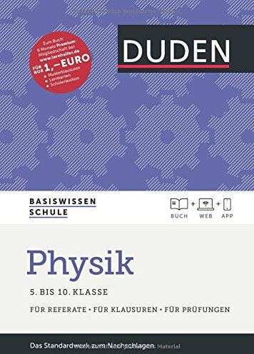 Lothar Meyer - Basiswissen Schule - Physik 5. Klasse bis 10.Klasse: Das Standardwerk für Schüler - inklusive Lernapp und Webportal mit Online-Lexikon - Preis vom 13.10.2026 11:25:28 h