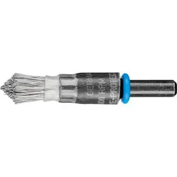 spitze Pinselbürste ungezopft PBUS Ø10mm Schaft-Ø6 mm Edelstahl-Draht-Ø0,30