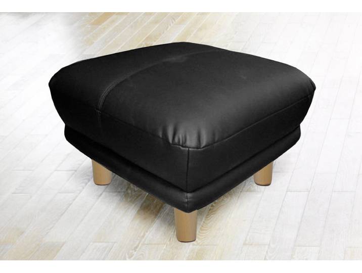 Fusshocker TRENDMANUFAKTUR Cecilia , schwarz, B:66cm H:44cm T:66cm, Hocker, Fusshocker