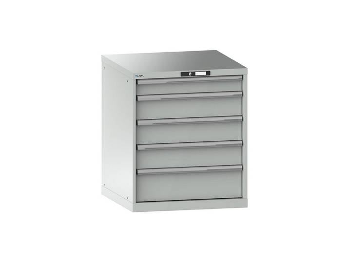 LISTA Hängeregisterschrank Lista Schubladenschrank 36x36E (BxTxH) 717x725x850mm KEY Lock R7035
