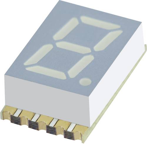 Kingbright 7-Segment-Anzeige Gelb 7.62mm 1.95V Ziffernanzahl: 1 KCSA03-107