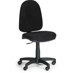 Bürostuhl TORINO ohne Armlehnen, schwarz