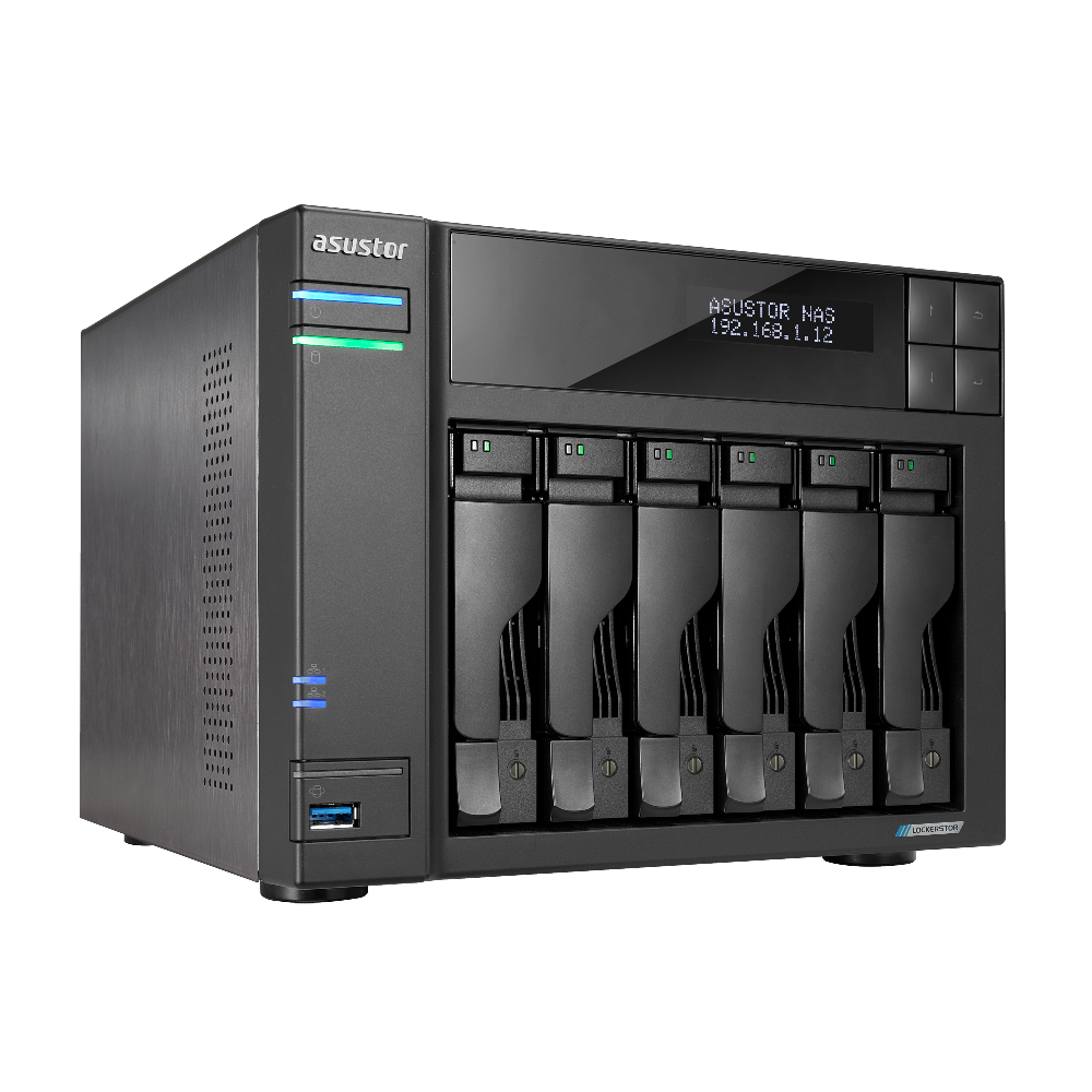 ASUSTOR AS6706T Gen2 Lockerstor 6 NAS System 6-bay 90-AS6706T00-ME30