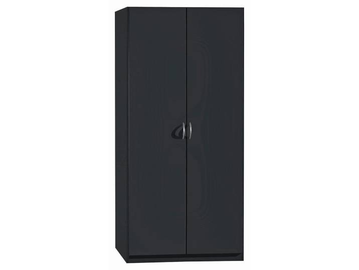 Boxxx Drehtürenschrank, Grau, 1 Fächer, 91x197x54 cm, Typenauswahl, umfangreiches Zubehör erhältlich, in verschiedenen Holzarten erhältlich, in verschiedenen Größen erhältlich, Schlafzimmer, Kleiderschränke, Drehtürenschränke